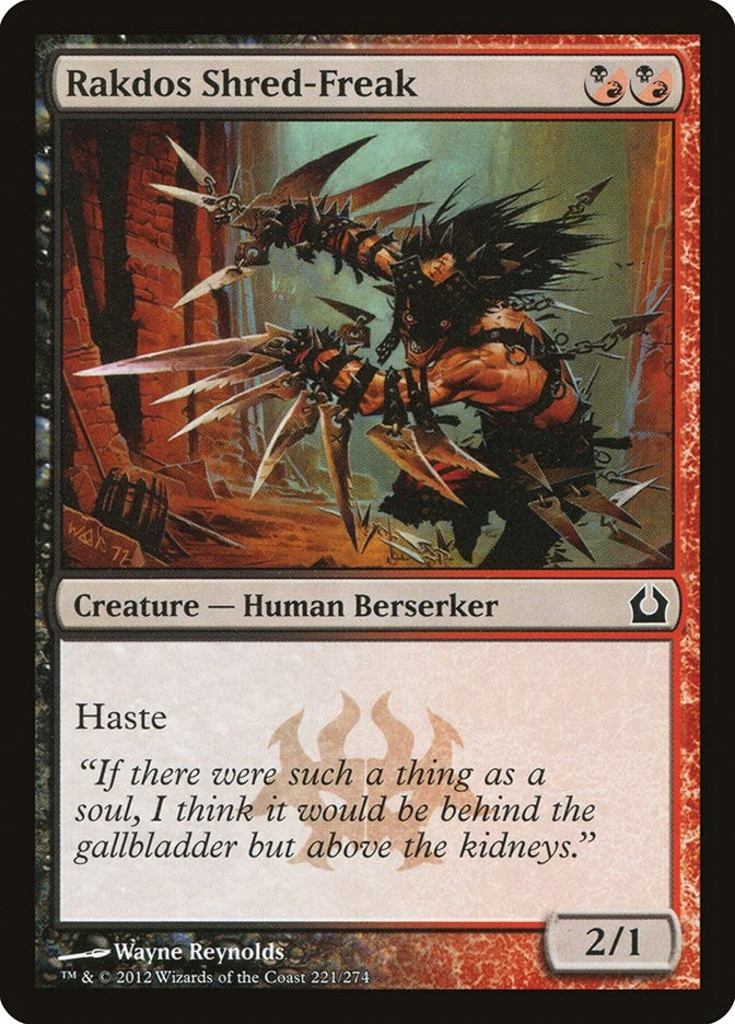 Image for Rakdos Shred-Freak (221) [Return to Ravnica]
