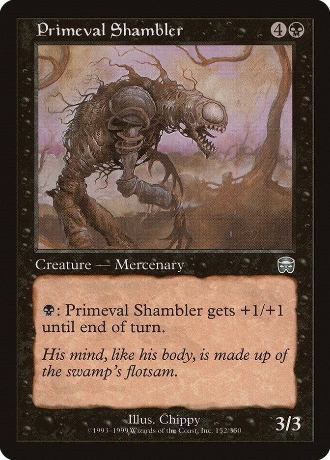 Image for Primeval Shambler (152) [Mercadian Masques]