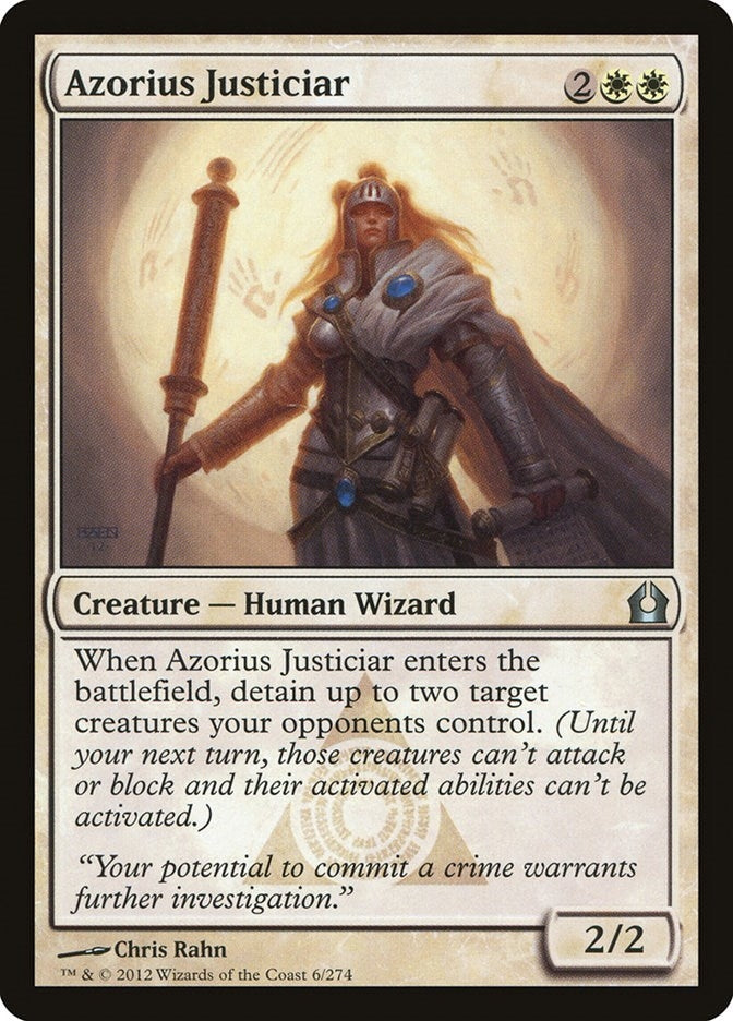 Image for Azorius Justiciar (6) [Return to Ravnica]