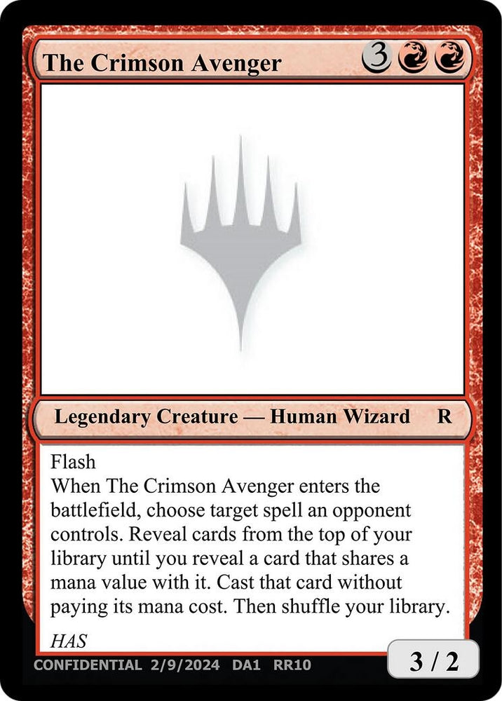 Image for The Crimson Avenger - Magic: The Gathering
