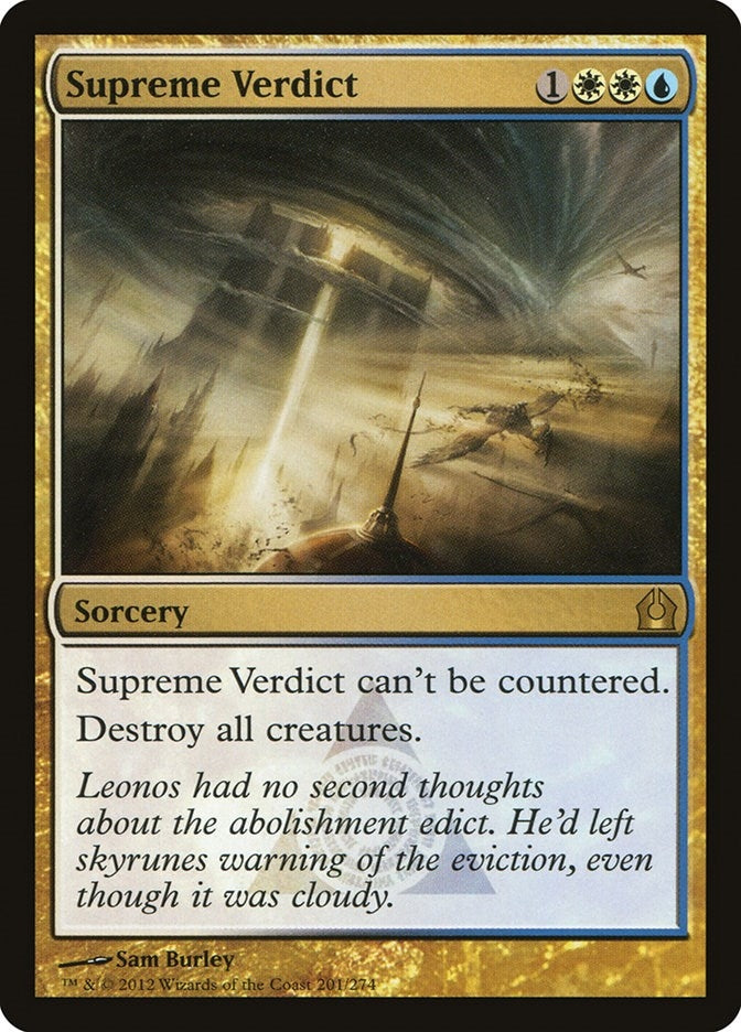 Image for Supreme Verdict (201) [Return to Ravnica]