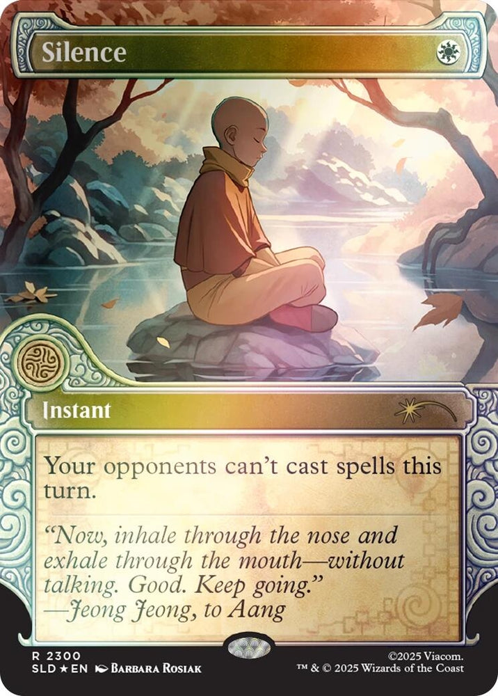 Image for Silence (2300) (Rainbow Foil) (2300) - Magic: The Gathering