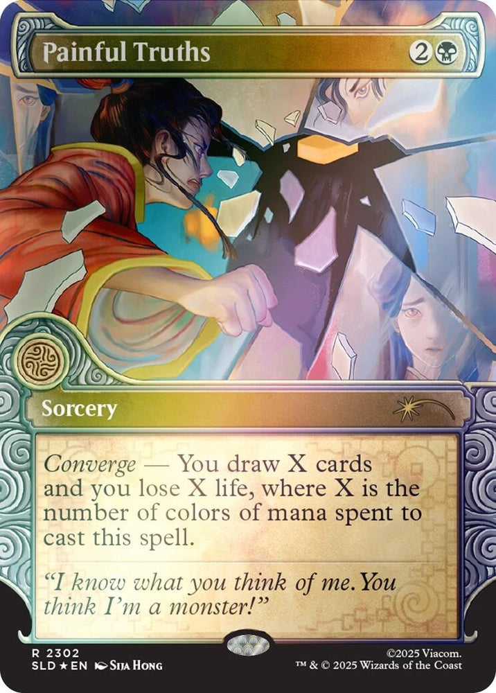Image for Painful Truths (Rainbow Foil) (2302) - Magic: The Gathering