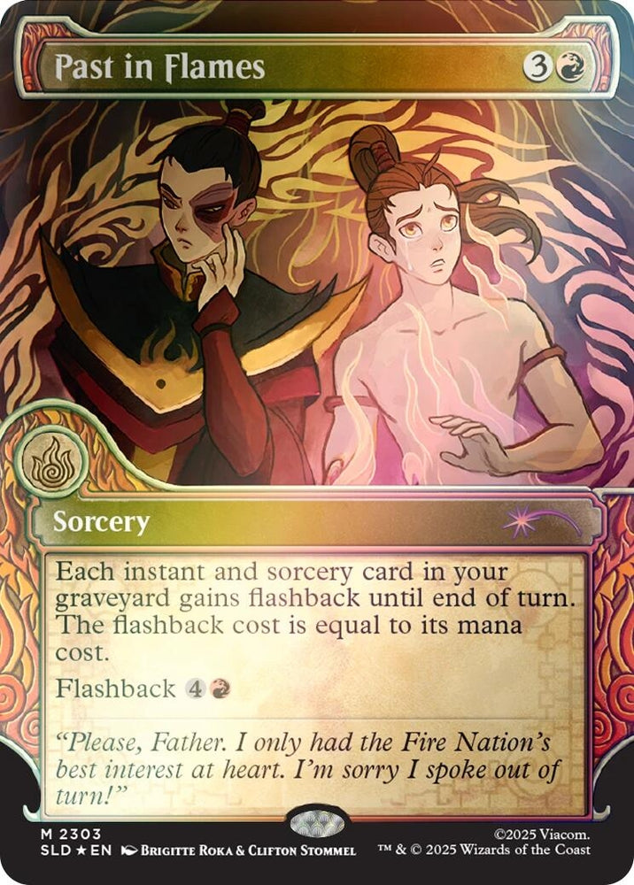 Image for Past in Flames (Rainbow Foil) (2303) - Magic: The Gathering