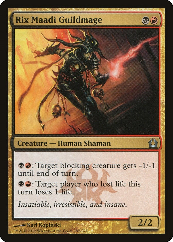 Image for Rix Maadi Guildmage (192) [Return to Ravnica]
