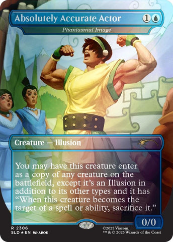 Image for Absolutely Accurate Actor - Phantasmal Image (Rainbow Foil) (2306) - Magic: The Gathering