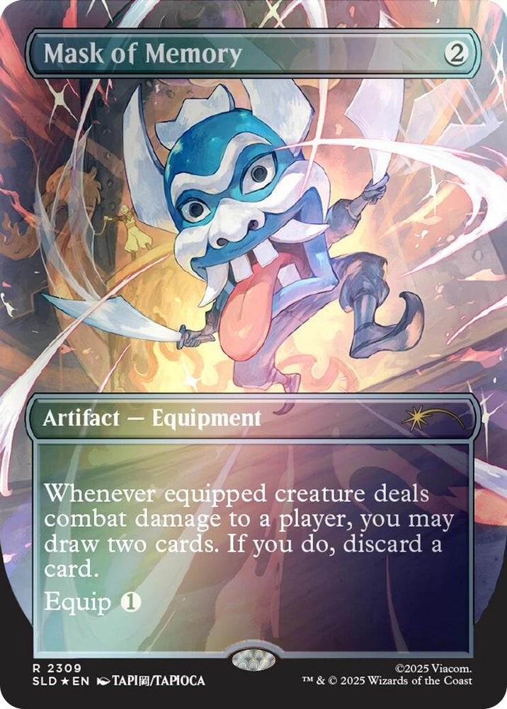 Image for Mask of Memory (Rainbow Foil) (2309) - Magic: The Gathering
