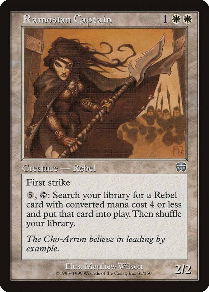 Image for Ramosian Captain (35) [Mercadian Masques]