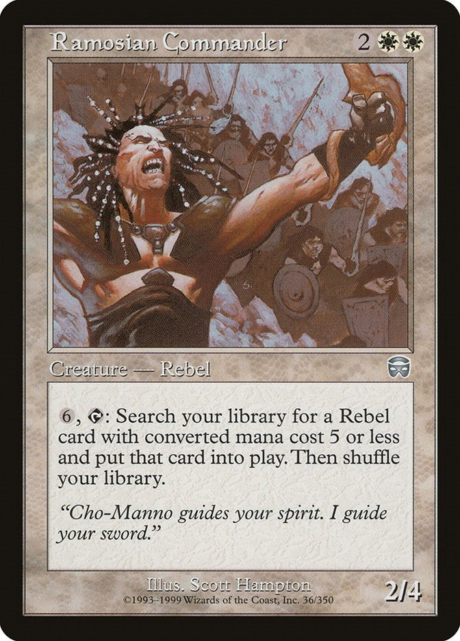 Image for Ramosian Commander (36) [Mercadian Masques]