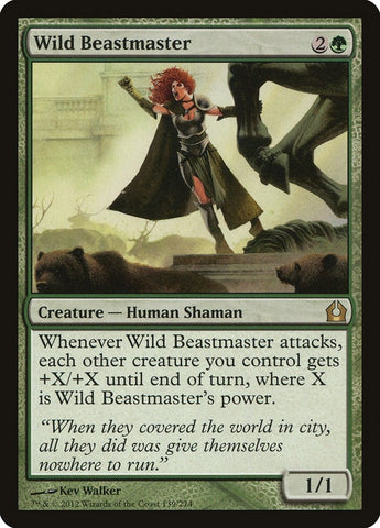 Image for Wild Beastmaster (139) [Return to Ravnica]