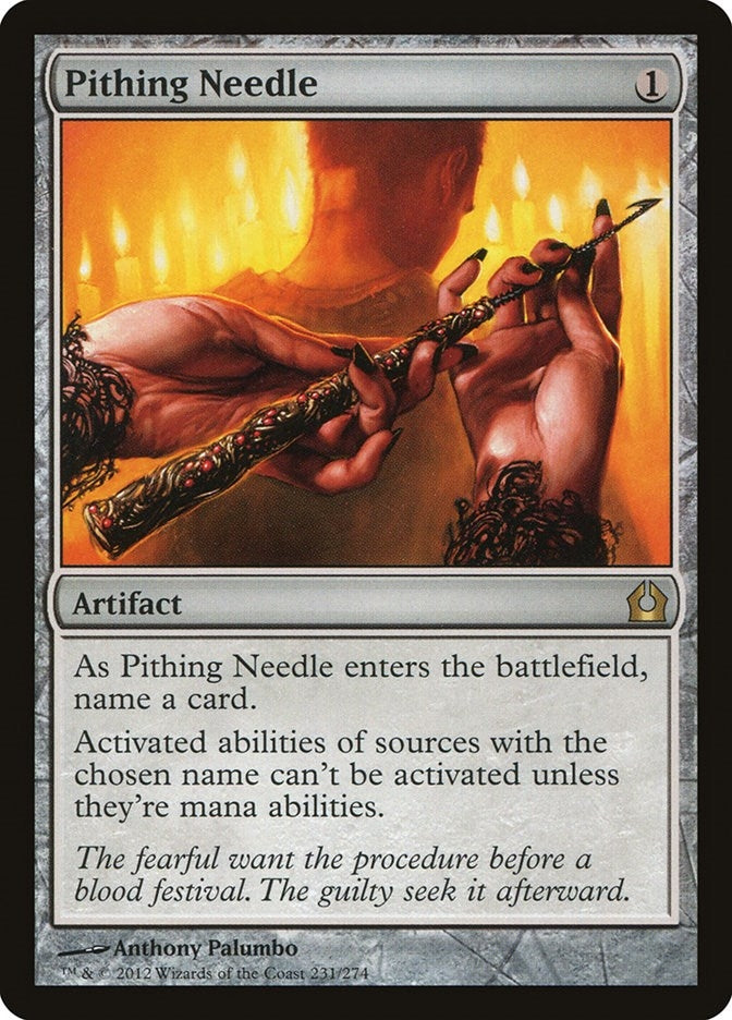 Image for Pithing Needle (231) [Return to Ravnica]