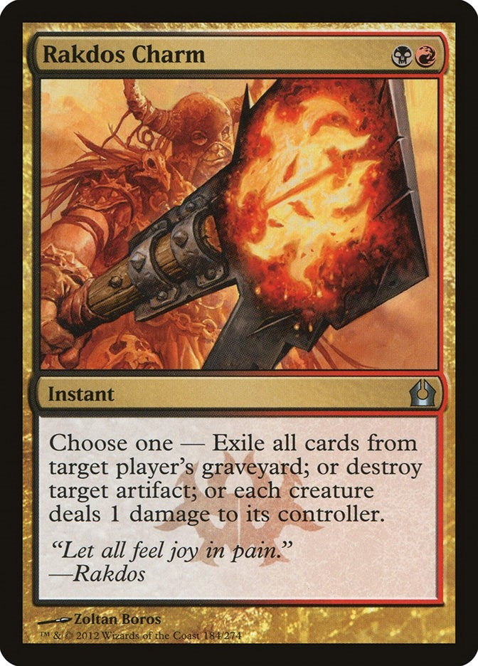 Image for Rakdos Charm (184) [Return to Ravnica]