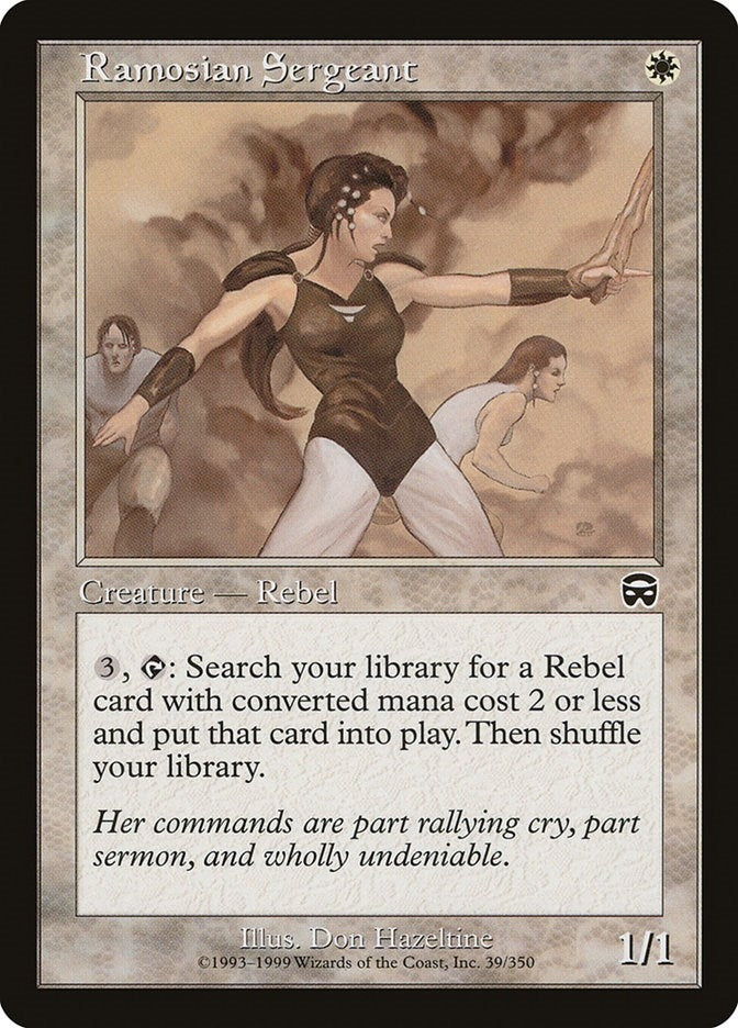 Image for Ramosian Sergeant (39) [Mercadian Masques]