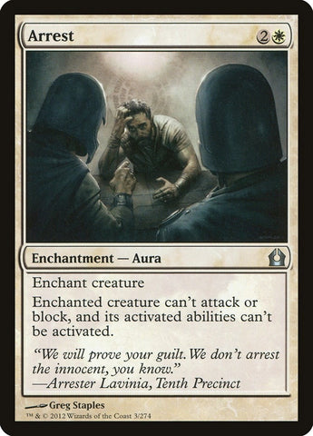 Image for Arrest (3) [Return to Ravnica]