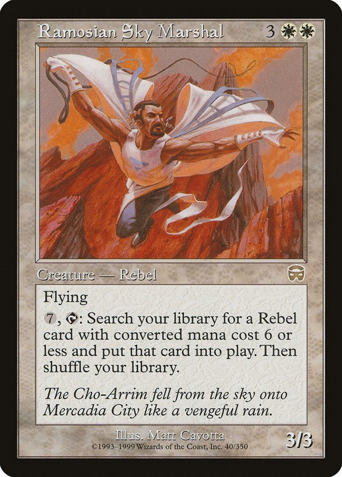Image for Ramosian Sky Marshal (40) [Mercadian Masques]
