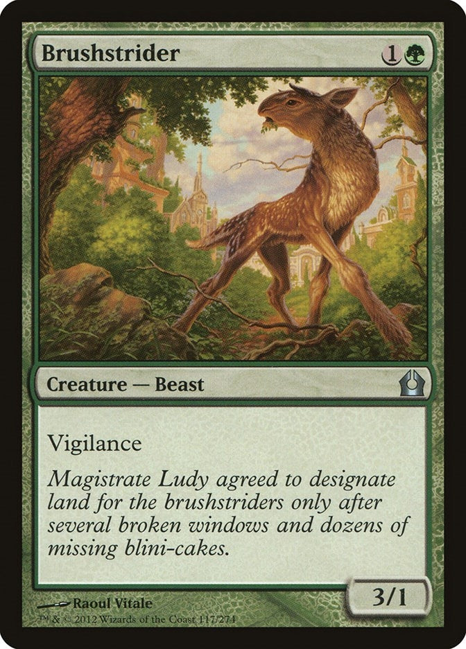 Image for Brushstrider (117) [Return to Ravnica]