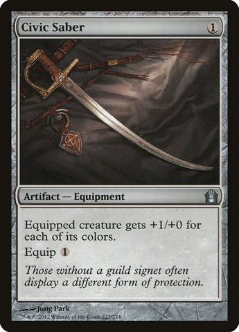 Image for Civic Saber (227) [Return to Ravnica]