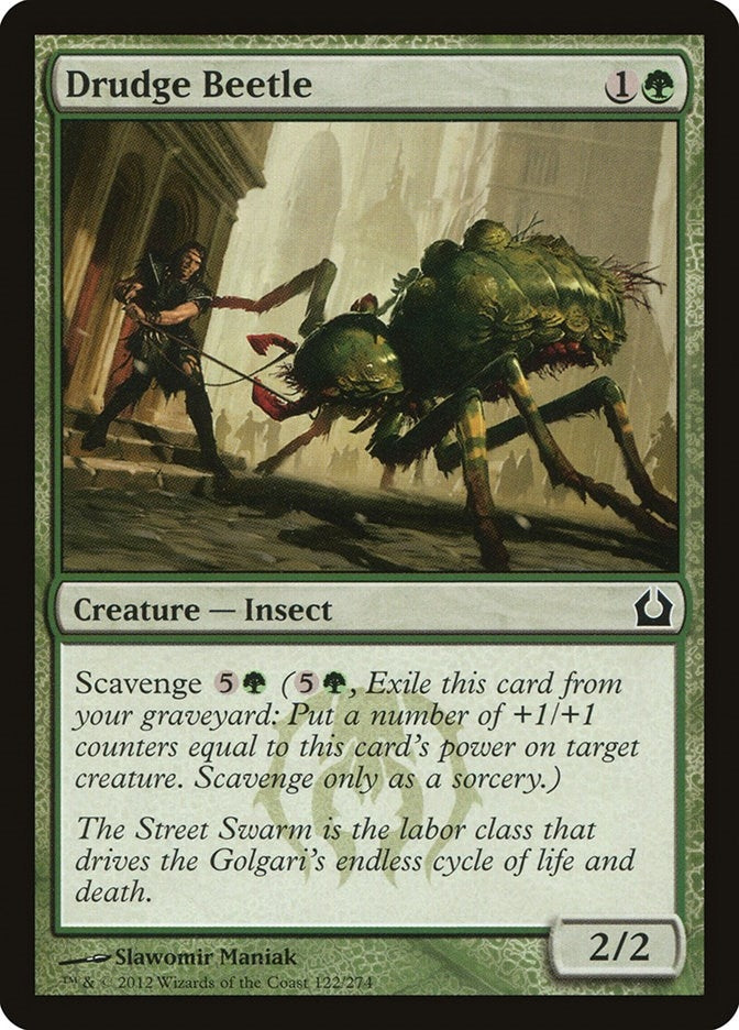 Image for Drudge Beetle (122) [Return to Ravnica]