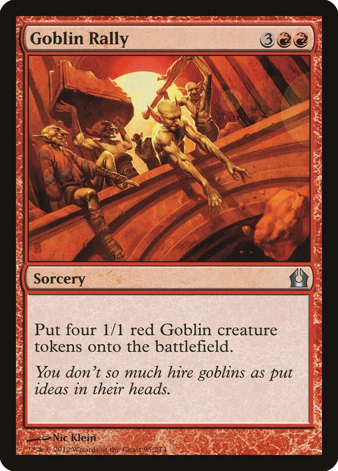 Image for Goblin Rally (95) [Return to Ravnica]