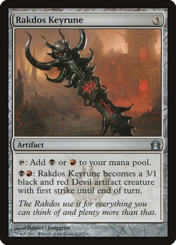 Image for Rakdos Keyrune (232) - Magic: The Gathering