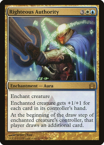 Image for Righteous Authority (189) - Magic: The Gathering