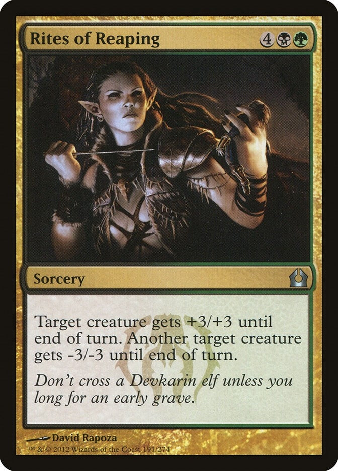 Image for Rites of Reaping (191) [Return to Ravnica]
