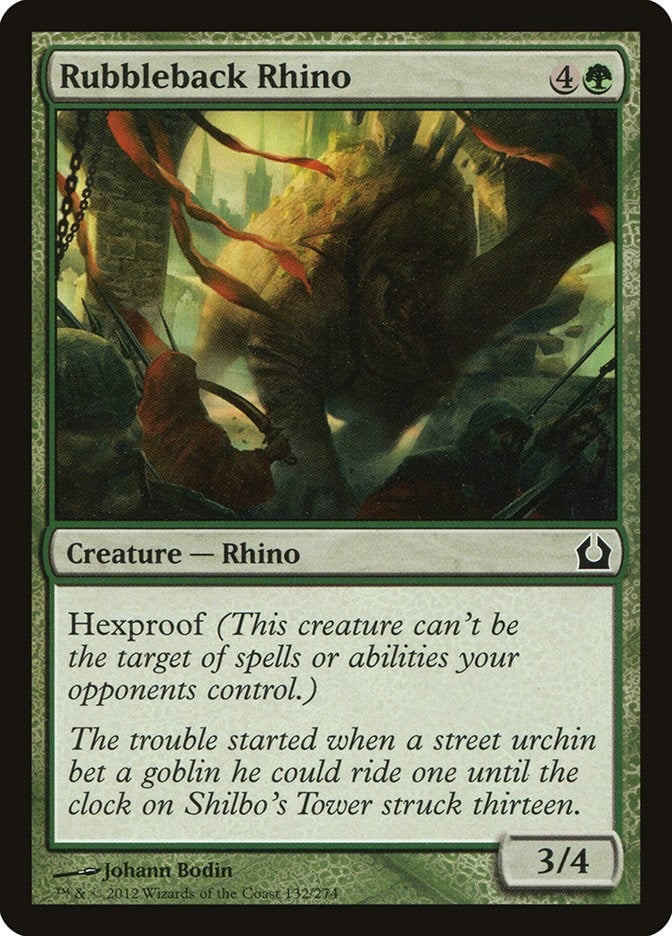 Image for Rubbleback Rhino (132) [Return to Ravnica]