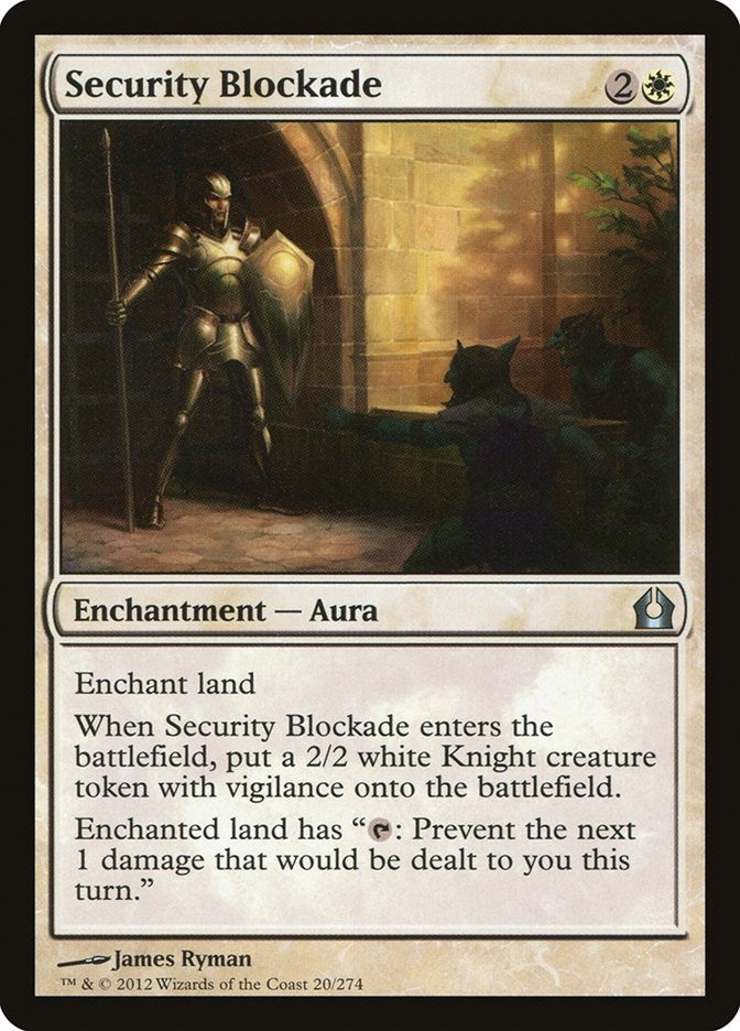 Image for Security Blockade (20) [Return to Ravnica]