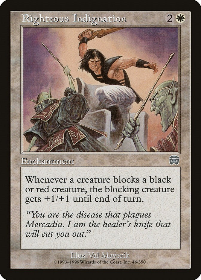 Image for Righteous Indignation (46) [Mercadian Masques]