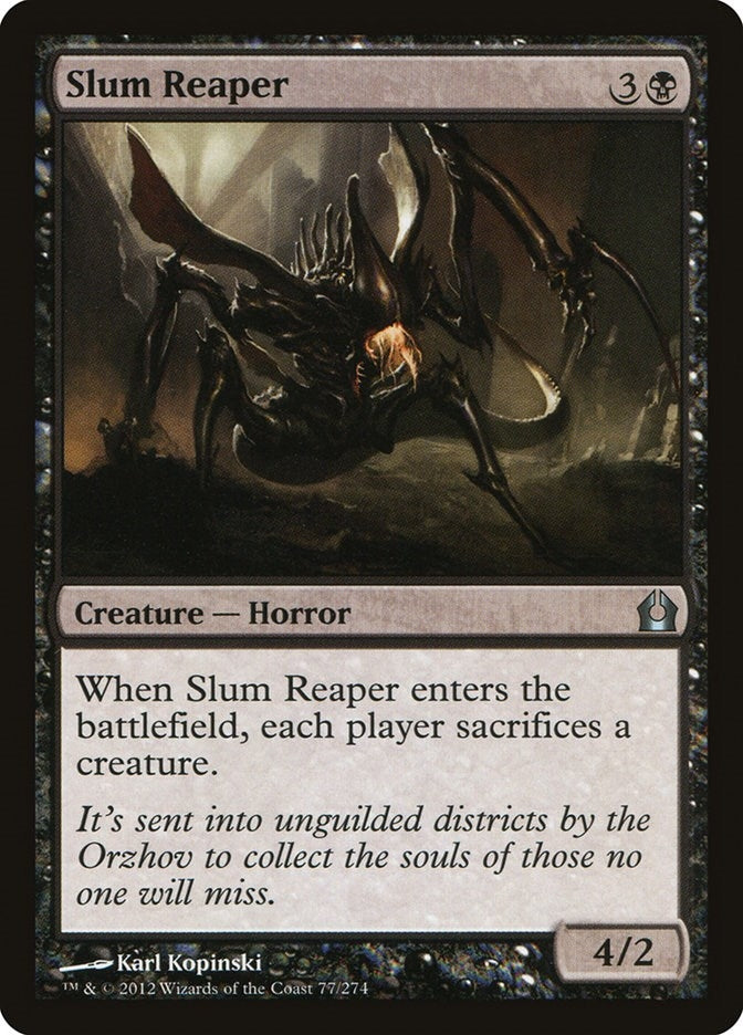 Image for Slum Reaper (77) - Magic: The Gathering