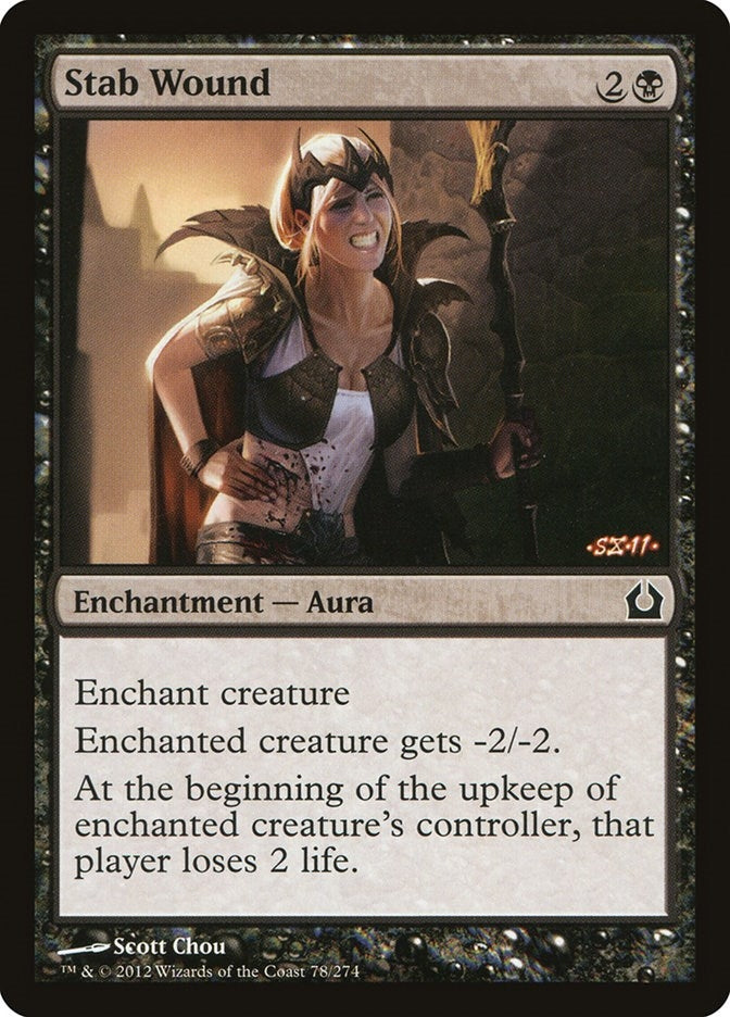 Image for Stab Wound (78) - Magic: The Gathering