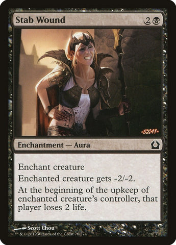 Image for Stab Wound (78) - Magic: The Gathering