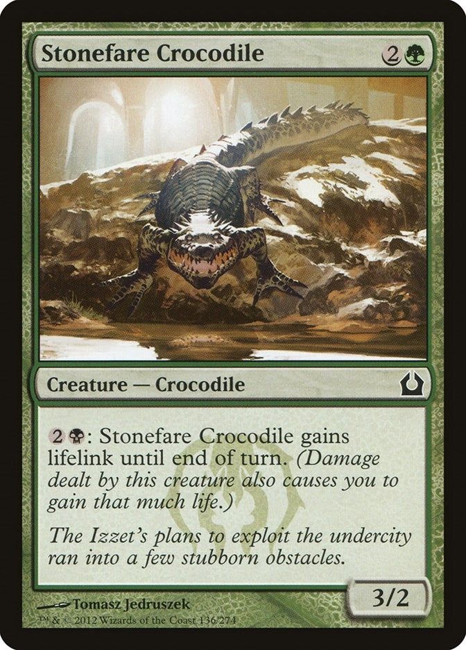Image for Stonefare Crocodile (136) [Return to Ravnica]