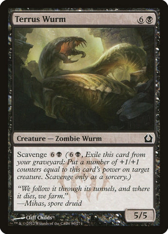 Image for Terrus Wurm (80) - Magic: The Gathering
