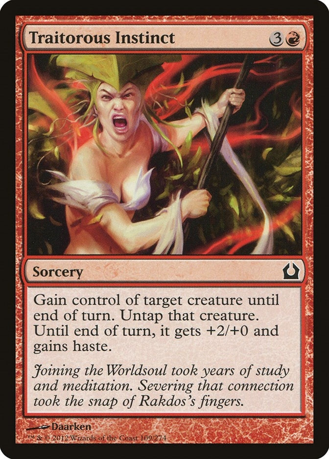 Image for Traitorous Instinct (109) [Return to Ravnica]