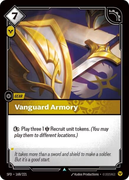 Image for Vanguard Armory (168/221) (Spiritforged) - Riftbound: League of Legends Trading Card Game