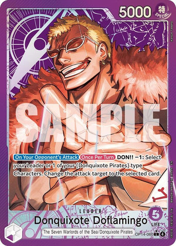 Image for Donquixote Doflamingo - OP14-060 (Alternate Art) (OP14-060) - One Piece Card Game