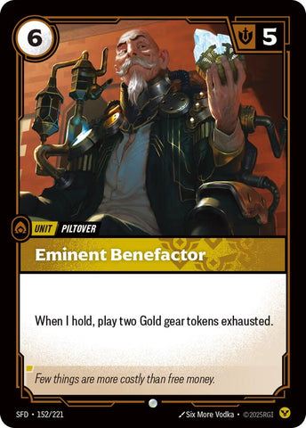 Image for Eminent Benefactor (152/221) (Spiritforged) - Riftbound: League of Legends Trading Card Game
