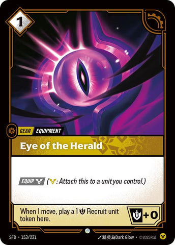 Image for Eye of the Herald (153/221) (Spiritforged) - Riftbound: League of Legends Trading Card Game