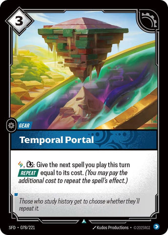 Image for Temporal Portal (078/221) (Spiritforged) - Riftbound: League of Legends Trading Card Game
