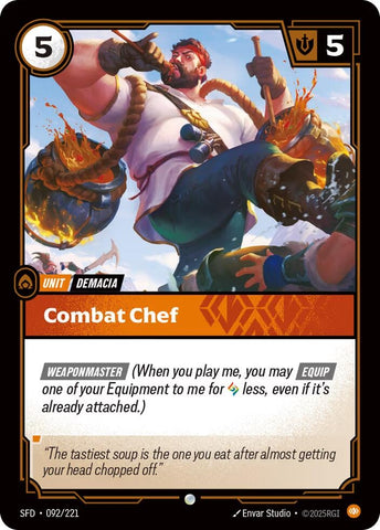 Image for Combat Chef (092/221) (Spiritforged) - Riftbound: League of Legends Trading Card Game