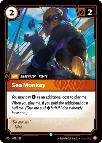Image for Sea Monkey (098/221) (Spiritforged) - Riftbound: League of Legends Trading Card Game