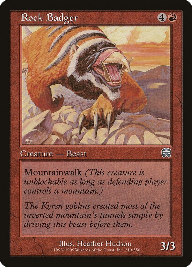 Image for Rock Badger (210) [Mercadian Masques]