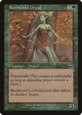 Image for Rushwood Dryad (263) [Mercadian Masques]