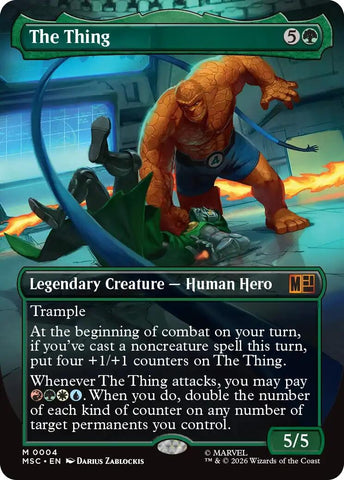 Image for The Thing (Borderless) (4) - Magic: The Gathering