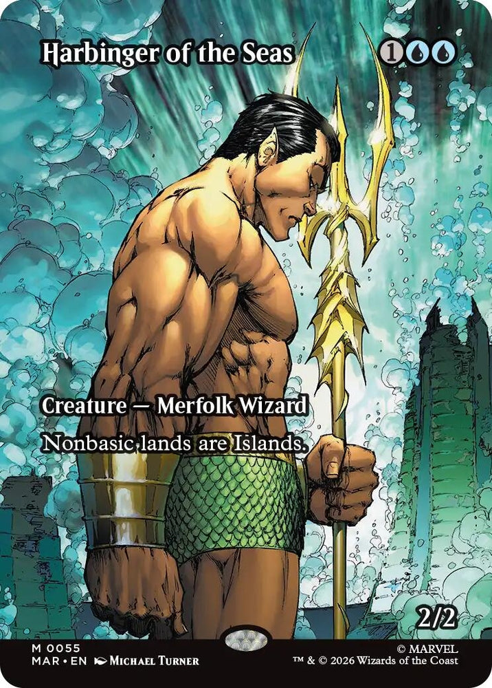 Image for Harbinger of the Seas (Borderless) (55) - Magic: The Gathering