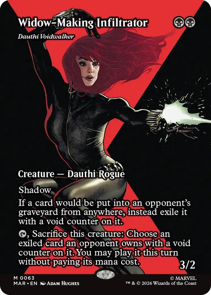 Image for Widow-Making Infiltrator - Dauthi Voidwalker (Borderless) (63) - Magic: The Gathering