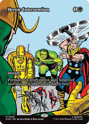 Image for Heroic Intervention (0080) (Borderless) (80) - Magic: The Gathering