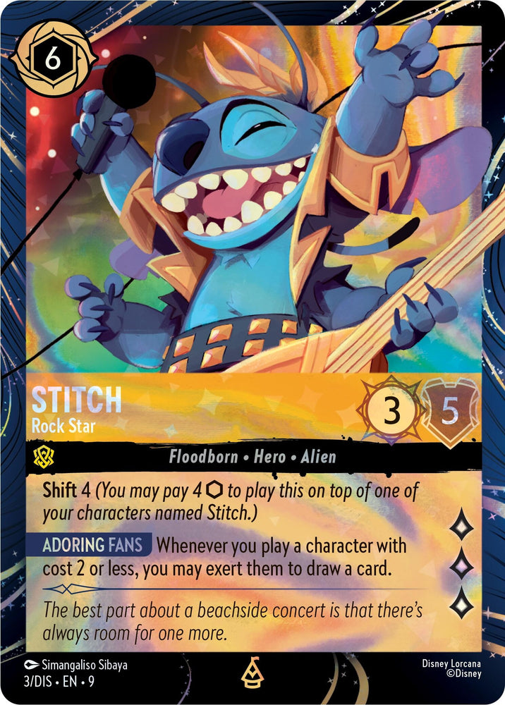 Image for Stitch - Rock Star - Disney Lorcana