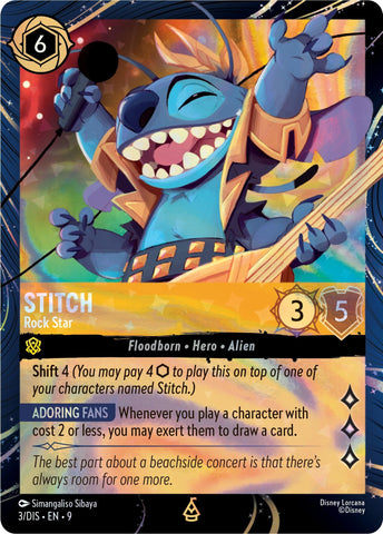 Image for Stitch - Rock Star - Disney Lorcana
